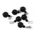 Pandantiv Roca vulcanica, sfere 10mm si 4mm