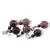 Pandantiv Rodonit, sfere 10mm si 4mm