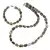 Set Colier si Bratara Labradorit fatetat 8-12mm si discuri 3mm