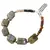 Bratara Labradorit fatetat 13-15mm si Turmalina multicolora discuri fatetate 4mm