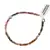 Bratara Turmalina multicolora discuri cu element argintiu, 3mm