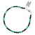 Bratara Turmalina neagra si Onix verde sfere fatetate, 3-4mm