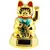 Pisica norocoasa Maneki Neko solara aurie - 12cm