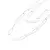 Lant argint 925 rodiat, model agrafa texturata - 50cm, imagine 3