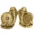 Set statuete Feng Shui Sarpe incolacit pe moneda si dharma - 5,5cm, imagine 2