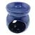 Vas aromaterapie din ceramica model celest rotund, albastru - 7,5cm, imagine 2