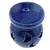 Vas aromaterapie din ceramica model celest rotund, albastru - 7,5cm, imagine 3