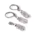 Set cercei cu agatatoare si pandantiv Ametrin discuri fatetate, 5-6mm