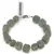 Bratara Acvamarin cuburi fatetate 8-10mm si Cristal de stanca discuri fatetate 3mm