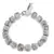 Bratara Howlit cuburi fatetate 8-9mm si Cristal de stanca sfere fatetate 2mm
