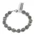 Bratara Labradorit diamantat cuburi fatetate 7-8mm si discuri fatetate 4mm
