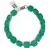 Bratara Onix verde cuburi fatetate 6-8mm si discuri fatetate 3mm