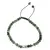 Bratara pe nod culisant Rubin in Zoisit discuri fatetate 5mm cu Hematit sfere fatetate 4-6mm