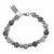 Bratara Ametist, Amazonit sfere 8mm si Hematit argintiu sfere 6mm