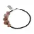 Bratara Turmalina neagra sfere fatetate 3mm, Aventurin Rosu si Opal roz discuri fatetate 8-12mm