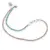 Colier Apatit, Labradorit, Piatra lunii discuri fatetate 3-4mm si Cristal de stanca neuniform 8mm cu bumbi aurii