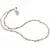 Colier Cuart fumuriu oval neregulat 5-8mm si Labradorit sfere 3mm