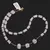 Colier Cuart roz patratele 4mm si cuburi fatetate 7-8mm cu Granat sfere 3mm