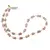 Colier Rodocrozit discuri 5mm si Citrin sfere 2-3mm