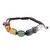 Bratara pe nod culisant cristalele celor 7 chakre cuburi, 8-10mm, imagine 2