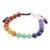 Bratara pe nod culisant cristalele celor 7 chakre sfere, 8-9mm, imagine 2