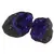 Geoda cuart de Maroc, mica - 4-5cm, mov-indigo
