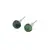 Cercei cu surub nefrit (jad canadian) semisfere 8mm