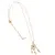 Colier din inox auriu, model Dreamcatcher