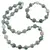 Set colier si bratara Agat de copac sfere, 4-10mm