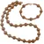 Set colier si bratara Jasp tiger skin sfere, 4-10mm