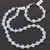 Set colier si bratara Opalit sfere fatetate, 4-10mm