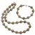 Set colier si bratara Riolit sfere, 4-10mm