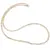Colier Citrin sfere, 3mm