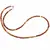 Colier Granat Hessonit degrade sfere, 3-4mm