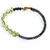 Bratara Safir discuri fatetate3-4mm si Peridot briolete fatetate 5mm