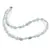 Colier Amazonit neuniform 10-13mm si Apatit sfere 3mm