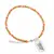 Bratara Cornalina si Cromdiopsid sfere fatetate 3mm cu argint 925