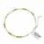 Bratara Cromdiopsid, Opal galben si Cristal de stanca sfere fatetate 3mm cu argint 925