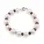 Bratara Perle de cultura sfere 10mm si mix cristale discuri fatetate 6mm