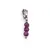 Pandantiv Rubin banuti fatetati 4mm