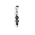 Pandantiv Safir banuti fatetati 4mm