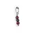 Pandantiv un Safir si doua Rubine, banuti fatetati 4mm