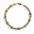 Bratara Peridot discuri fatetate 4mm si Ametist discuri fatetate 5-6mm