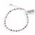 Bratara Rodocrozit discuri fatetate 4mm si Cuart roz sfere fatetate 2mm cu argint 925