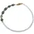 Bratara Acvamarin discuri fatetate 2-3mm si Aventurin neregulat 5-7mm cu bumbi aurii