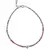 Bratara Ametist discuri fatetate 2mm si Rodonit roz sfere fatetate 2mm cu Argint 925