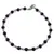 Bratara Ametist si Turmalina neagra sfere fatetate, 2-4mm