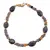 Bratara Iolith neregulat 8-10mm cu Labradorit, Carneol si Ametist discuri fatetate 4mm