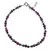 Bratara Rubin 4mm si Safir 3mm sfere fatetate cu elemente din Argint 925