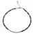 Bratara Rubin si Safir discuri fatetate 3mm cu bara arcuita din Argint 925
